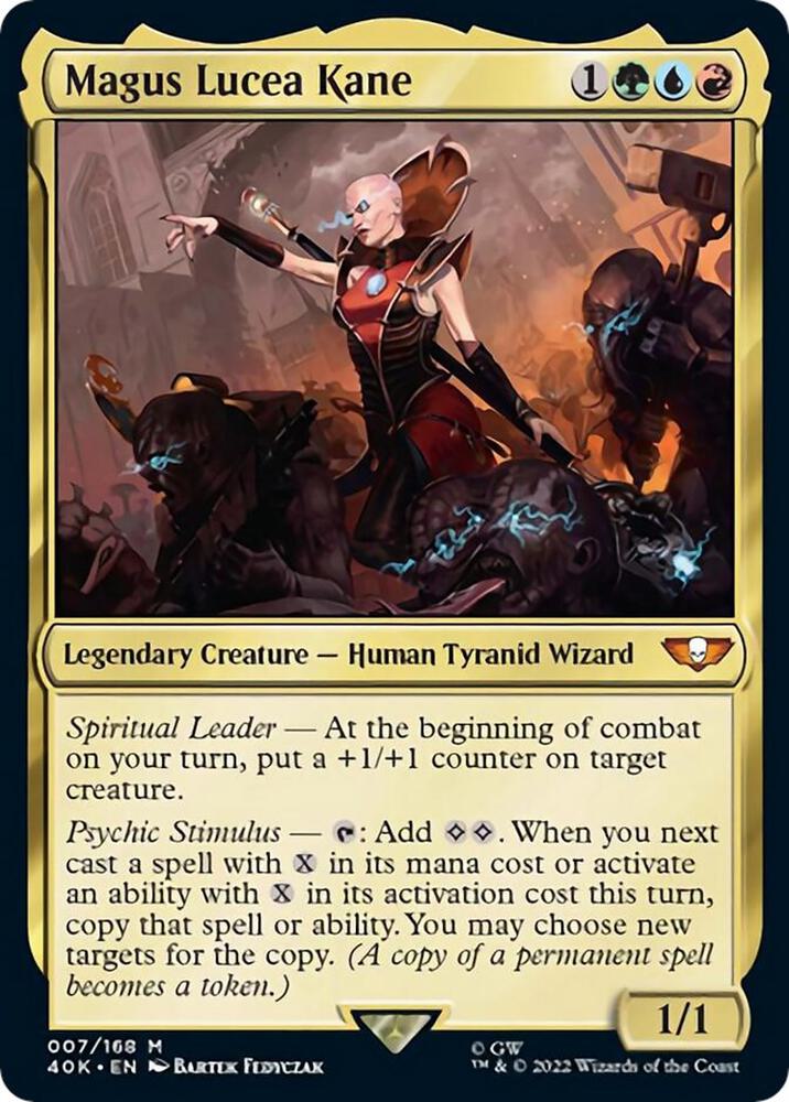 Magus Lucea Kane (Surge Foil) (7) [Warhammer 40,000 Commander]