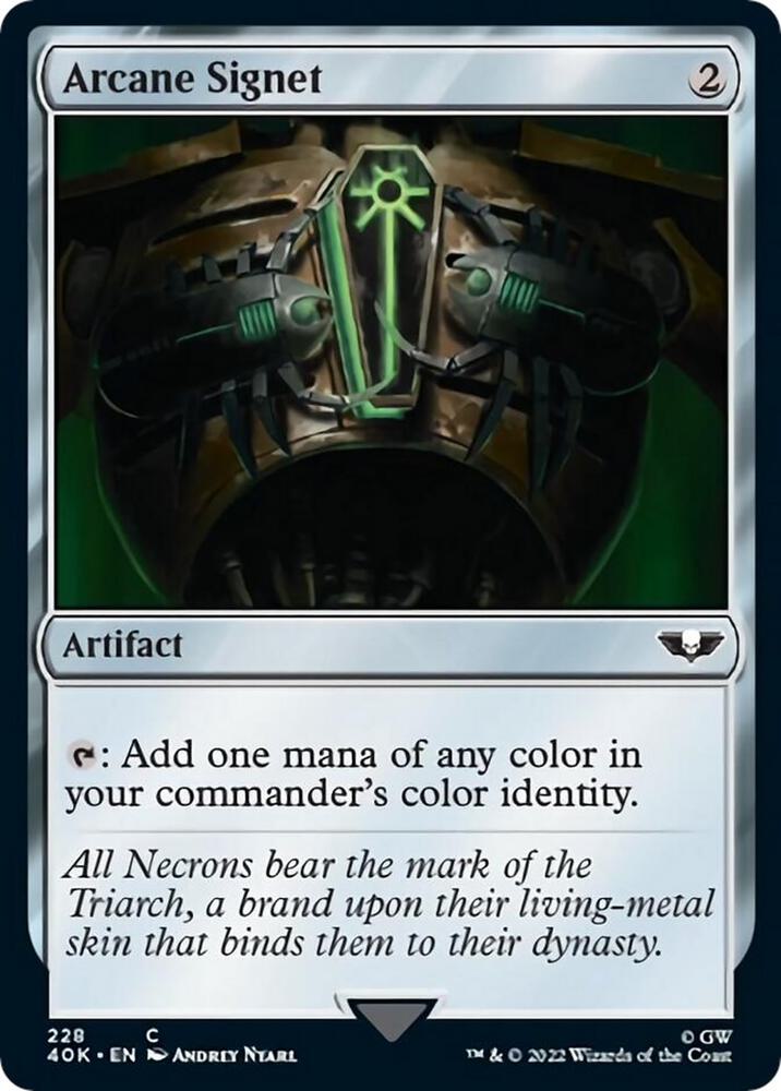 Arcane Signet (228) [Warhammer 40,000 Commander]