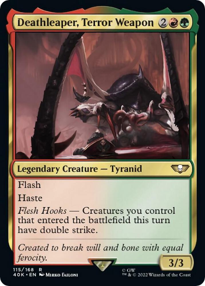 Deathleaper, Terror Weapon (Surge Foil) (115) [Warhammer 40,000 Commander]
