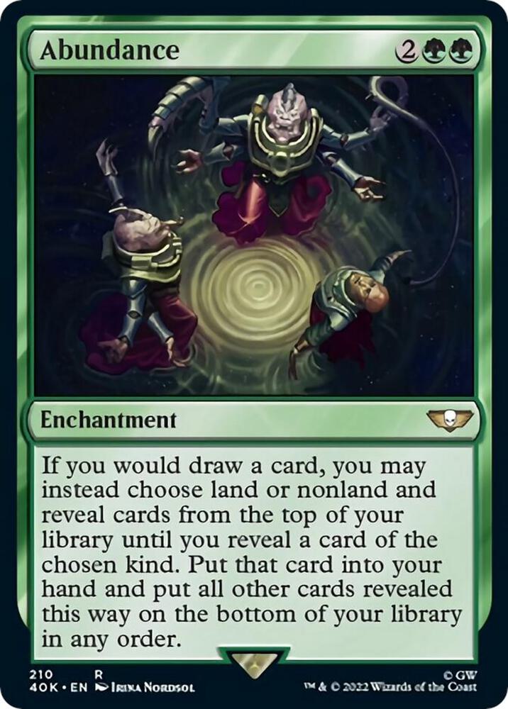 Abundance (Surge Foil) (210) [Warhammer 40,000 Commander]