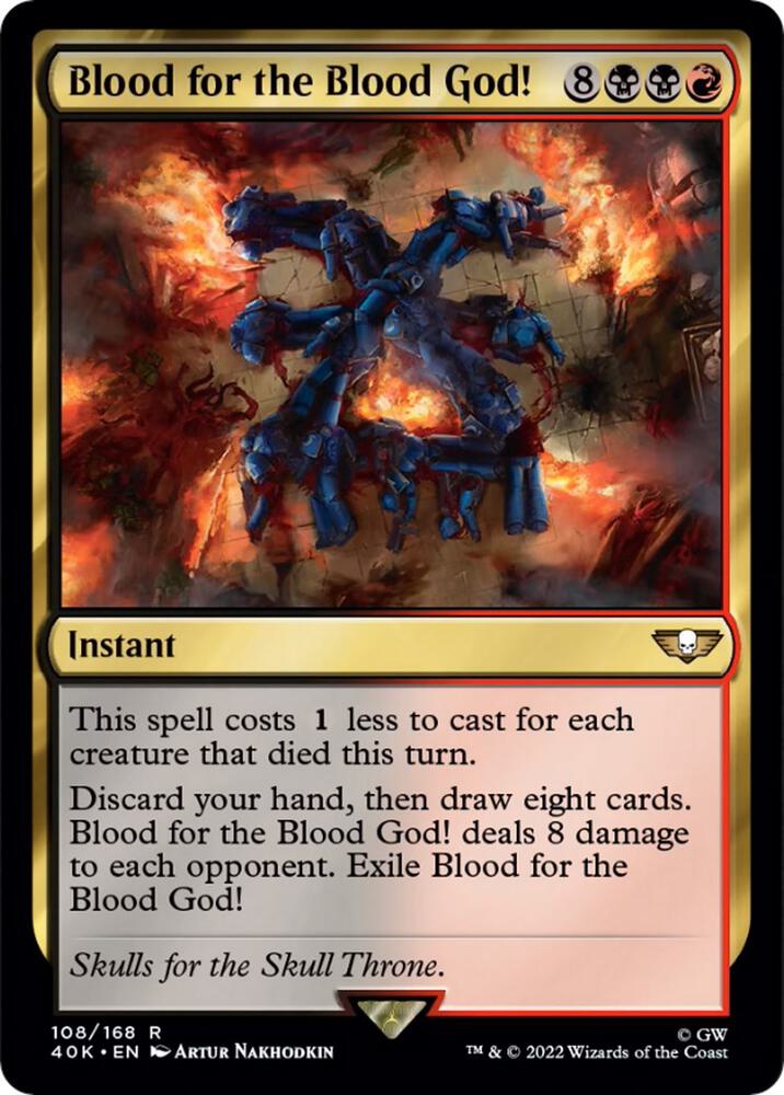 Blood for the Blood God! (Surge Foil) (108) [Warhammer 40,000 Commander]