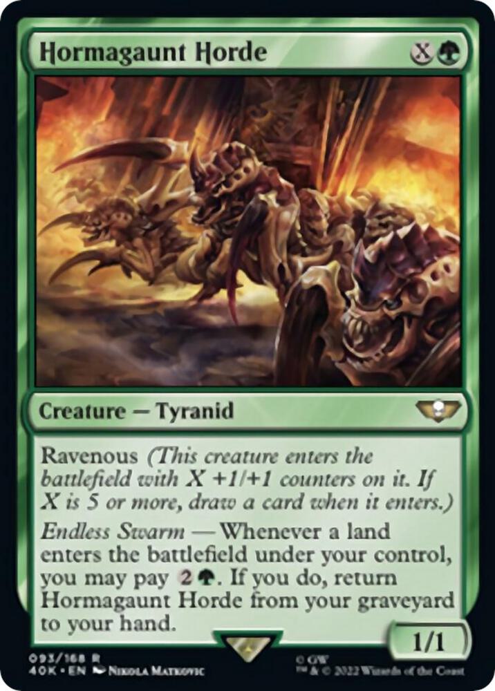 Hormagaunt Horde (Surge Foil) (93) [Warhammer 40,000 Commander]