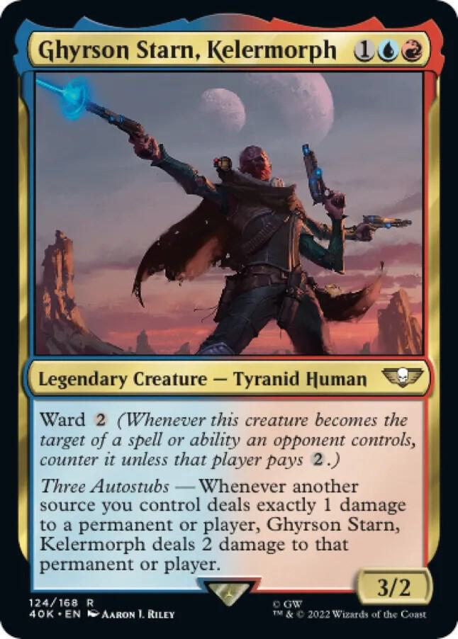 Ghyrson Starn, Kelermorph (Surge Foil) (124) [Warhammer 40,000 Commander]