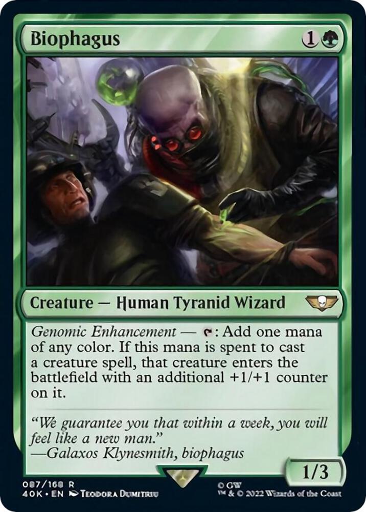 Biophagus (Surge Foil) (87) [Warhammer 40,000 Commander]