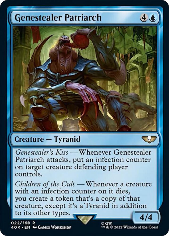 Genestealer Patriarch (Surge Foil) (22) [Warhammer 40,000 Commander]