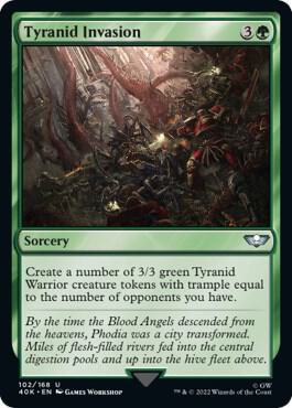 Tyranid Invasion (Surge Foil) (102) [Warhammer 40,000 Commander]