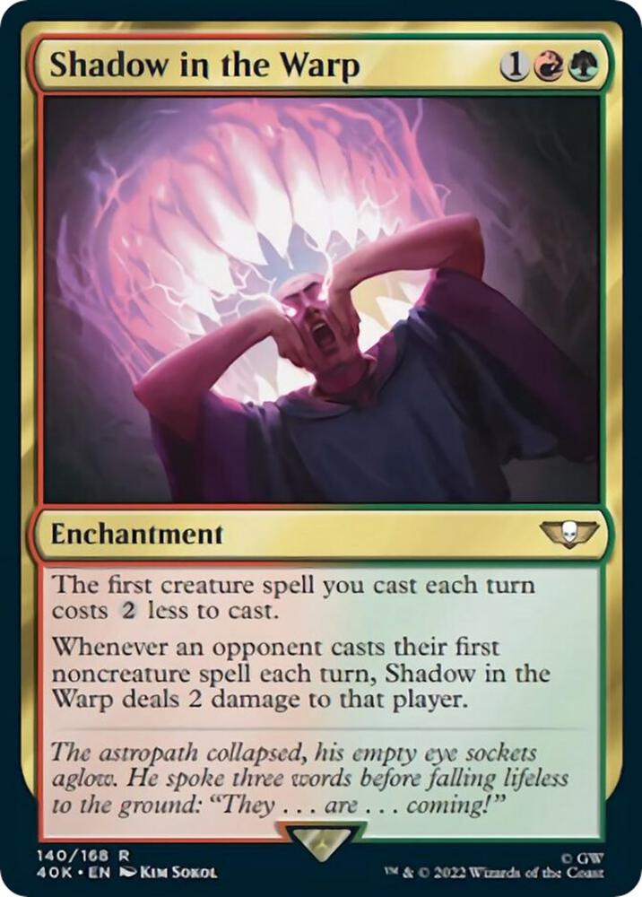 Shadow in the Warp (Surge Foil) (140) [Warhammer 40,000 Commander]