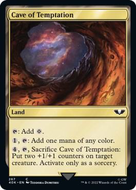 Cave of Temptation (Surge Foil) (267) [Warhammer 40,000 Commander]