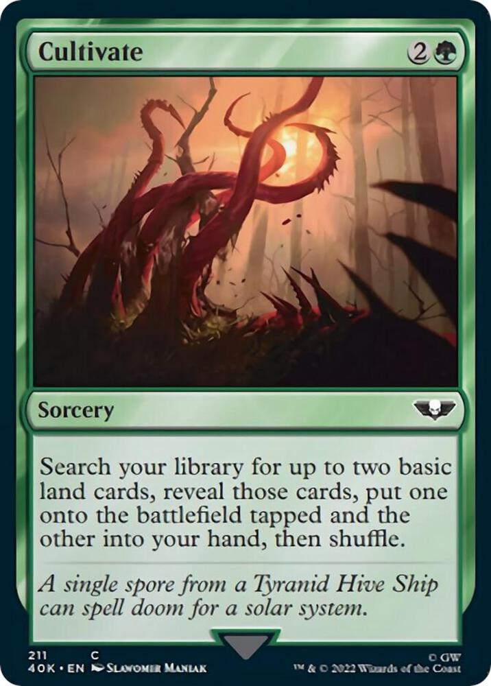 Cultivate (Surge Foil) (211) [Warhammer 40,000 Commander]