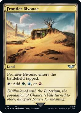 Frontier Bivouac (Surge Foil) (281) [Warhammer 40,000 Commander]
