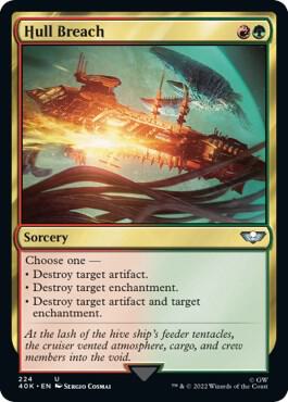 Hull Breach (Surge Foil) (224) [Warhammer 40,000 Commander]
