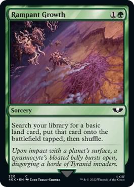 Rampant Growth (220) [Warhammer 40,000 Commander]