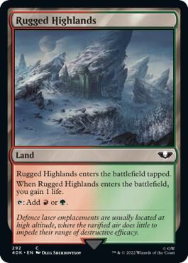 Rugged Highlands (292) [Warhammer 40,000 Commander]