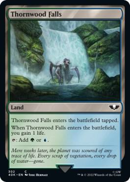 Thornwood Falls (Surge Foil) (302) [Warhammer 40,000 Commander]