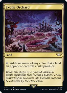 Exotic Orchard (Surge Foil) (278) [Warhammer 40,000 Commander]