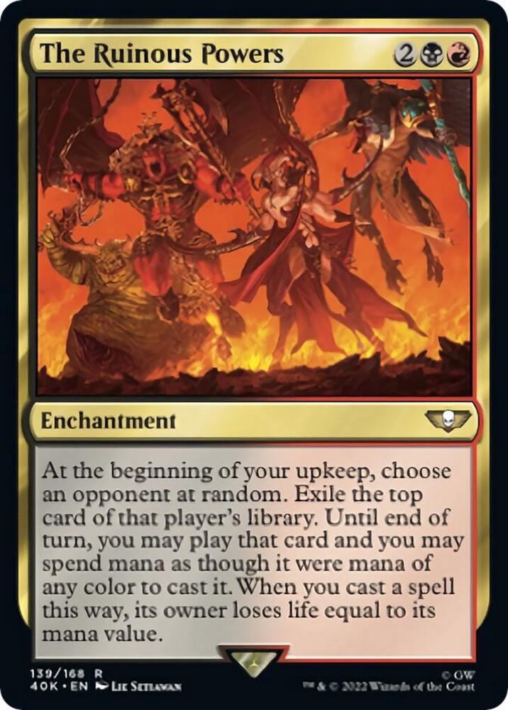 The Ruinous Powers (Surge Foil) (139) [Warhammer 40,000 Commander]