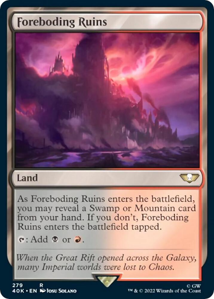 Foreboding Ruins (279) [Warhammer 40,000 Commander]