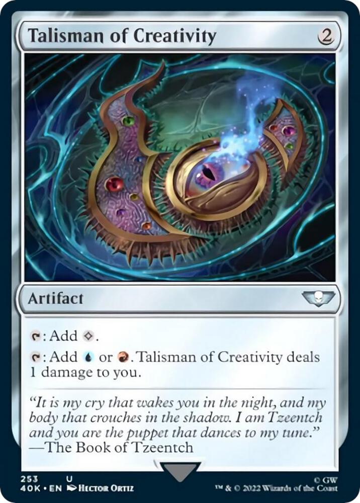 Talisman of Creativity (Surge Foil) (253) [Warhammer 40,000 Commander]