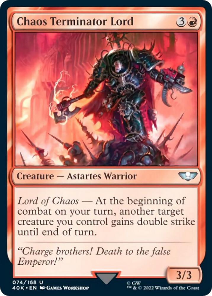Chaos Terminator Lord (74) [Warhammer 40,000 Commander]