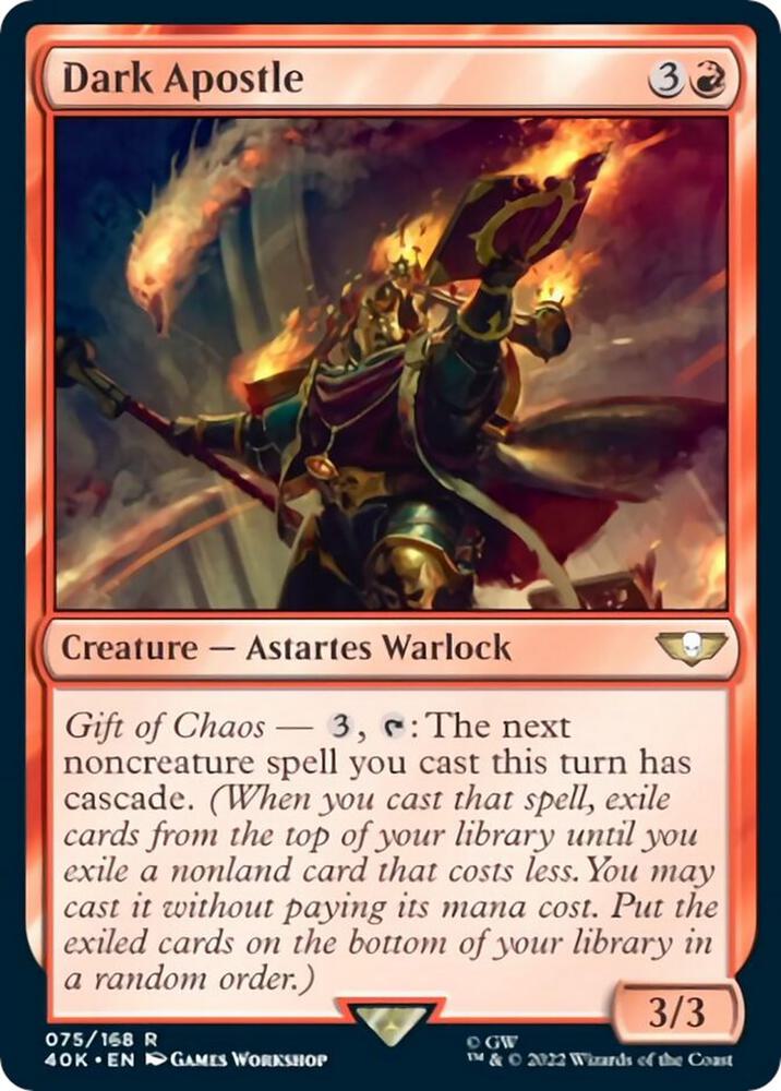 Dark Apostle (75) [Warhammer 40,000 Commander]