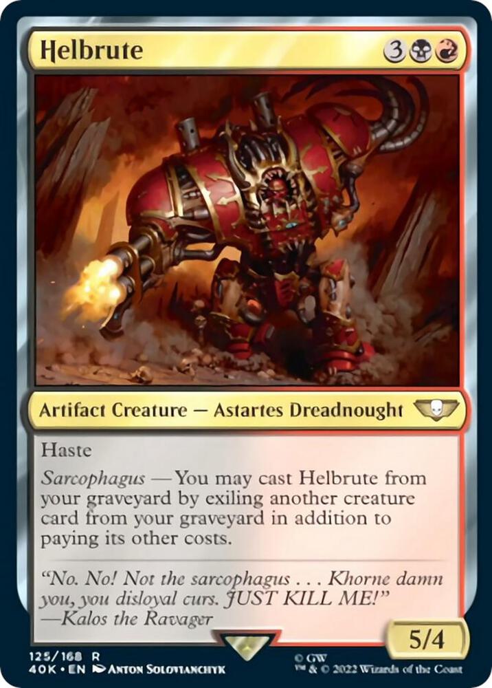Helbrute (Surge Foil) (125) [Warhammer 40,000 Commander]