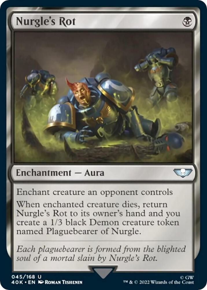 Nurgle's Rot (Surge Foil) (45) [Warhammer 40,000 Commander]