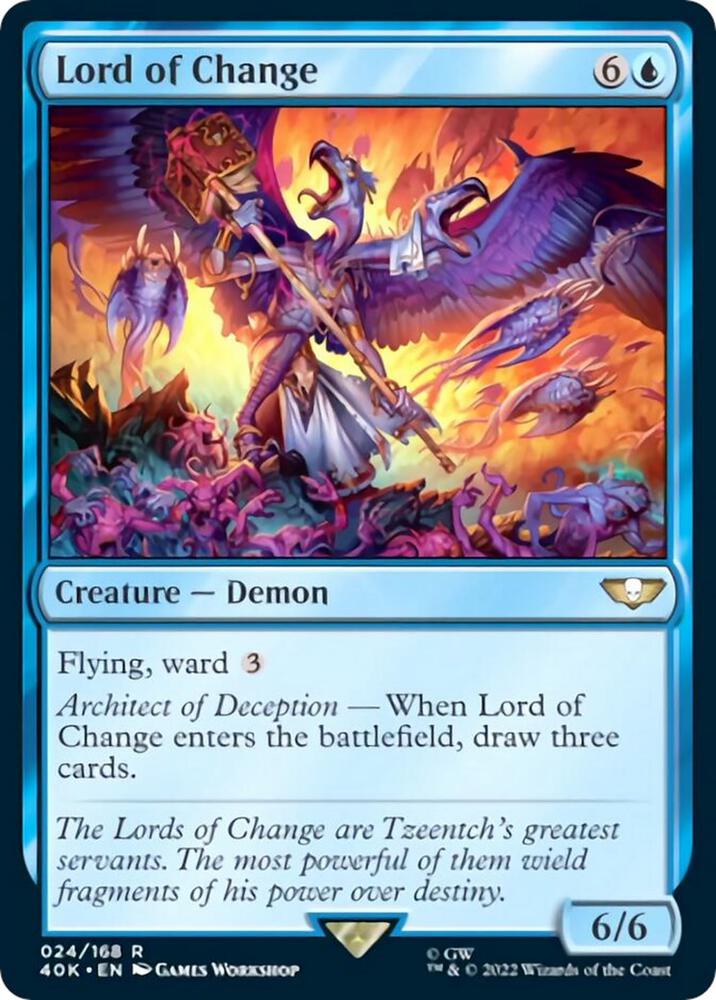Lord of Change (Surge Foil) (24) [Warhammer 40,000 Commander]
