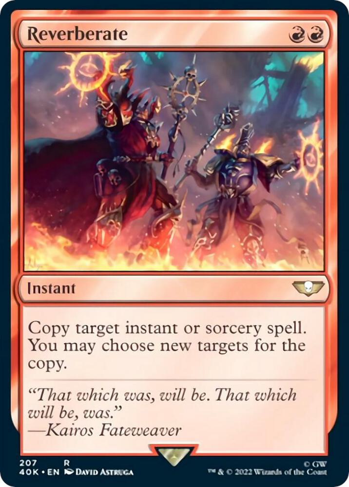 Reverberate (Surge Foil) (207) [Warhammer 40,000 Commander]