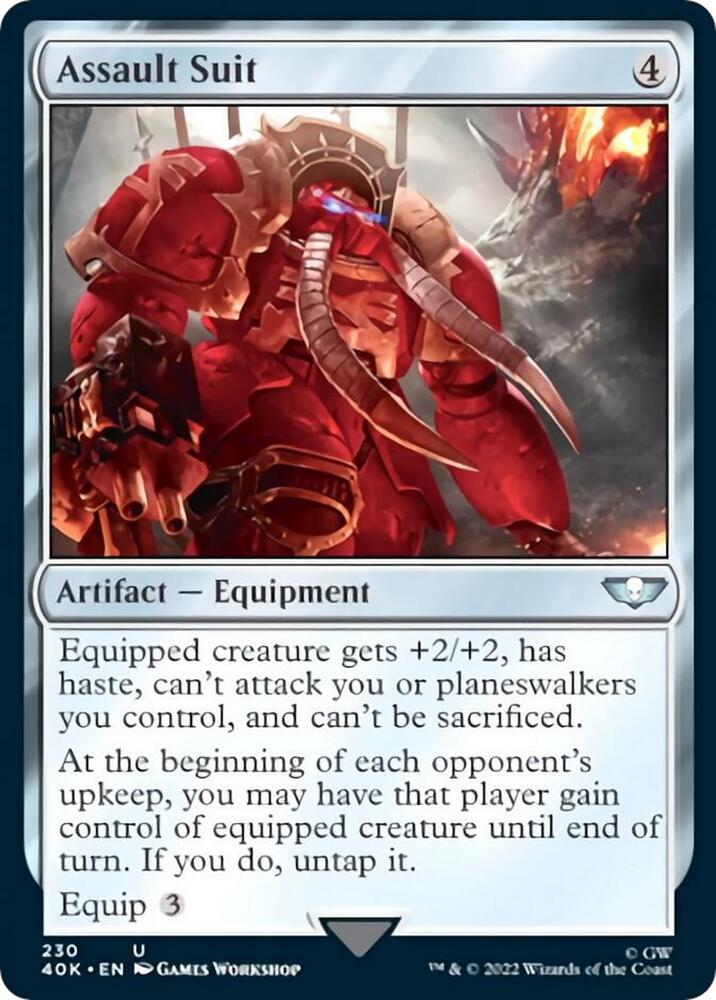 Assault Suit (Surge Foil) (230) [Warhammer 40,000 Commander]