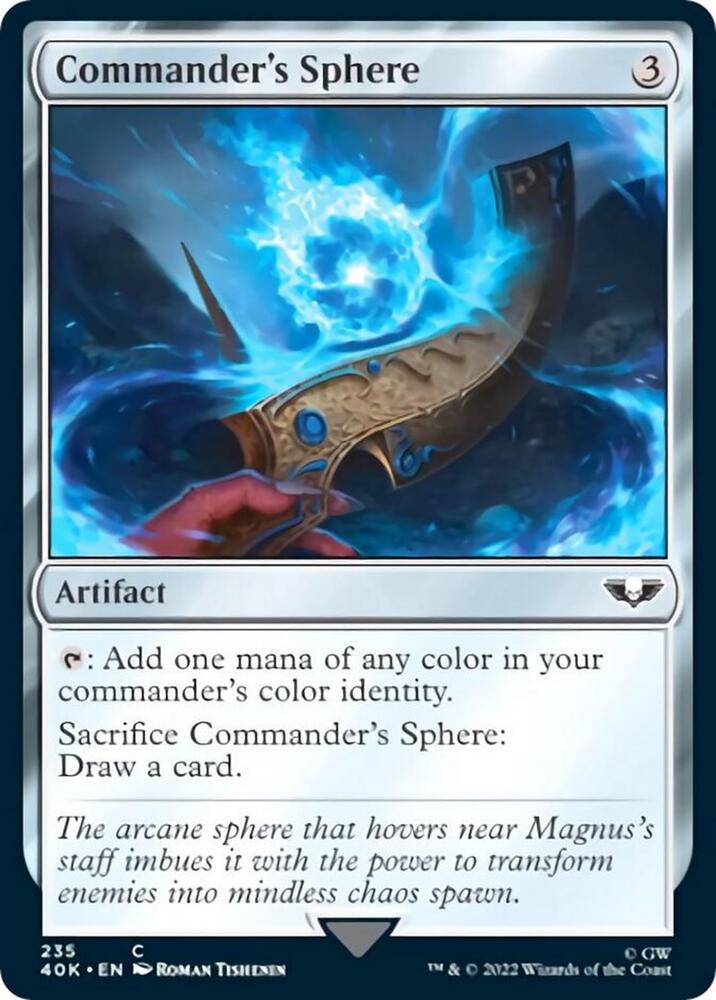 Commander's Sphere (235) (Surge Foil) [Warhammer 40,000 Commander]