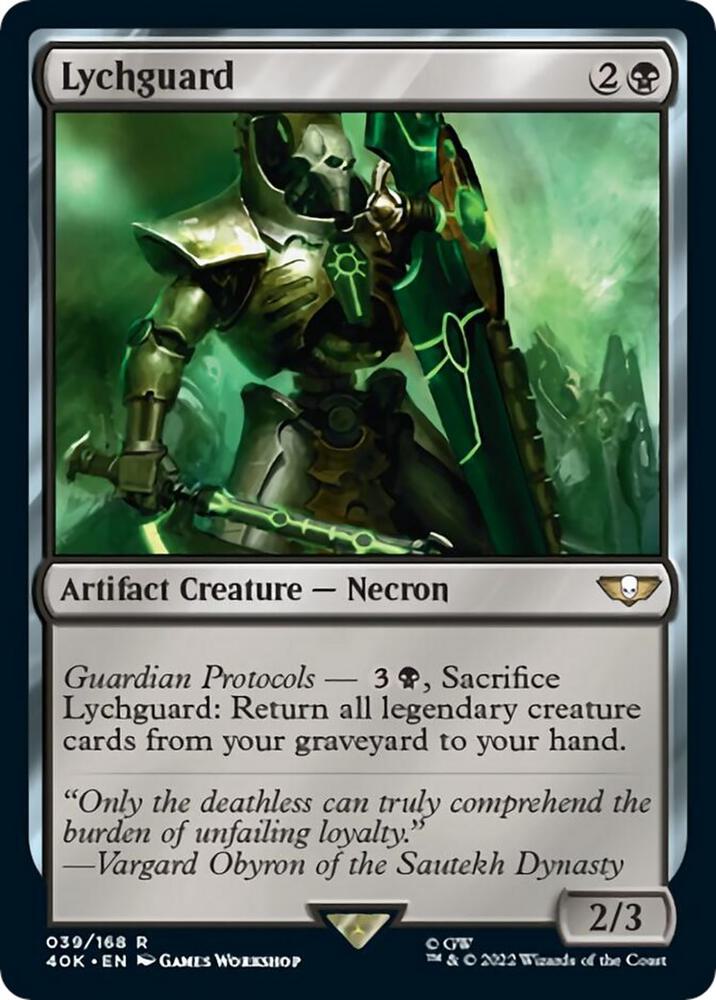 Lychguard (Surge Foil) (39) [Warhammer 40,000 Commander]