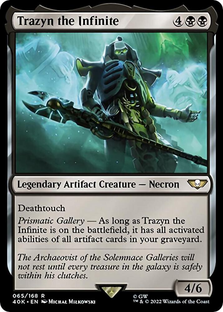 Trazyn the Infinite (Surge Foil) (65) [Warhammer 40,000 Commander]