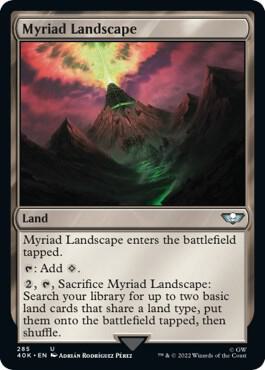 Myriad Landscape (Surge Foil) (285) [Warhammer 40,000 Commander]