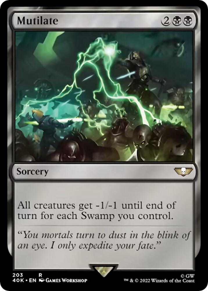 Mutilate (Surge Foil) (203) [Warhammer 40,000 Commander]