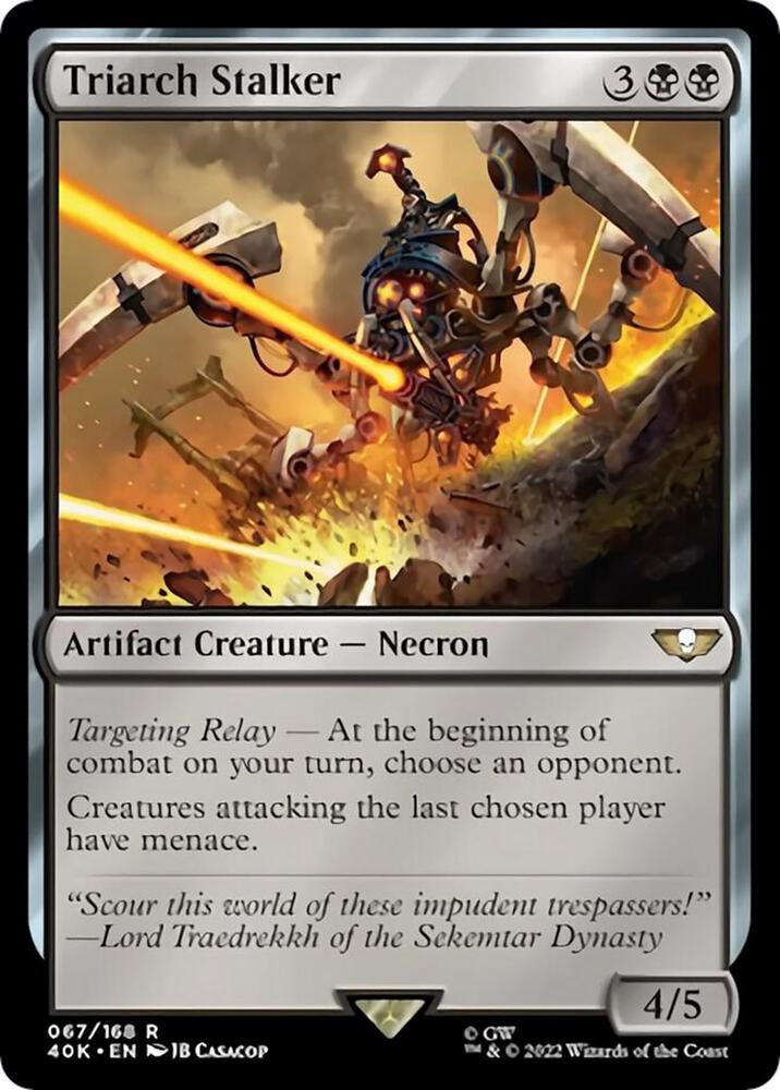 Triarch Stalker (Surge Foil) (67) [Warhammer 40,000 Commander]