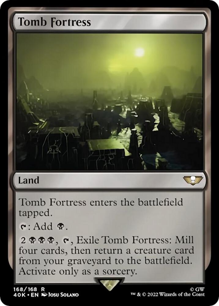 Tomb Fortress (Surge Foil) (168) [Warhammer 40,000 Commander]