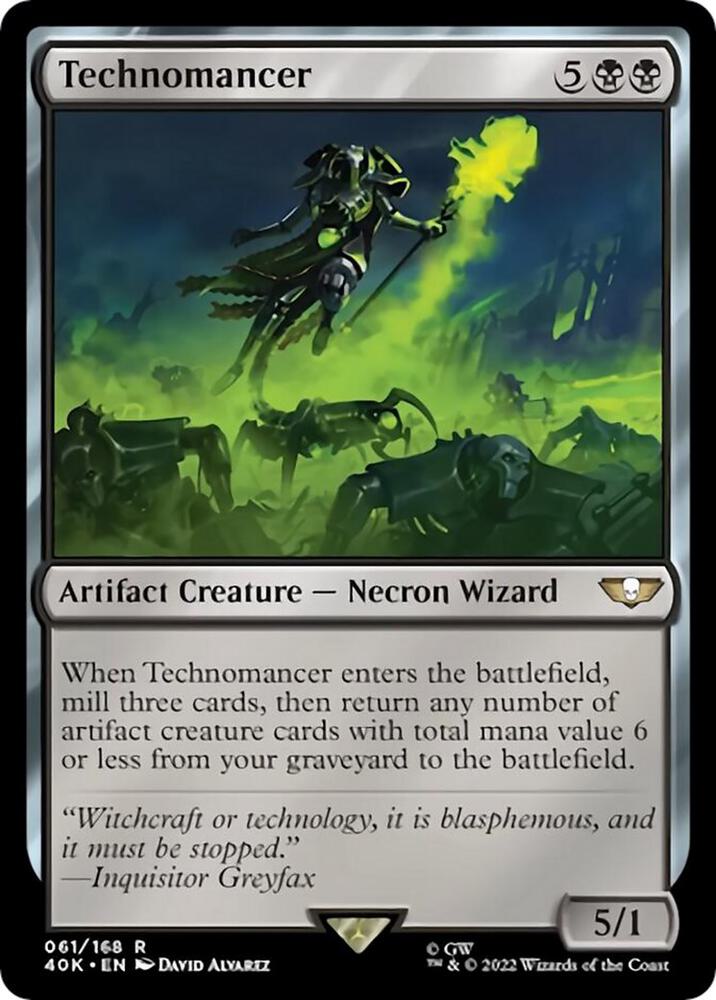 Technomancer (Surge Foil) (61) [Warhammer 40,000 Commander]