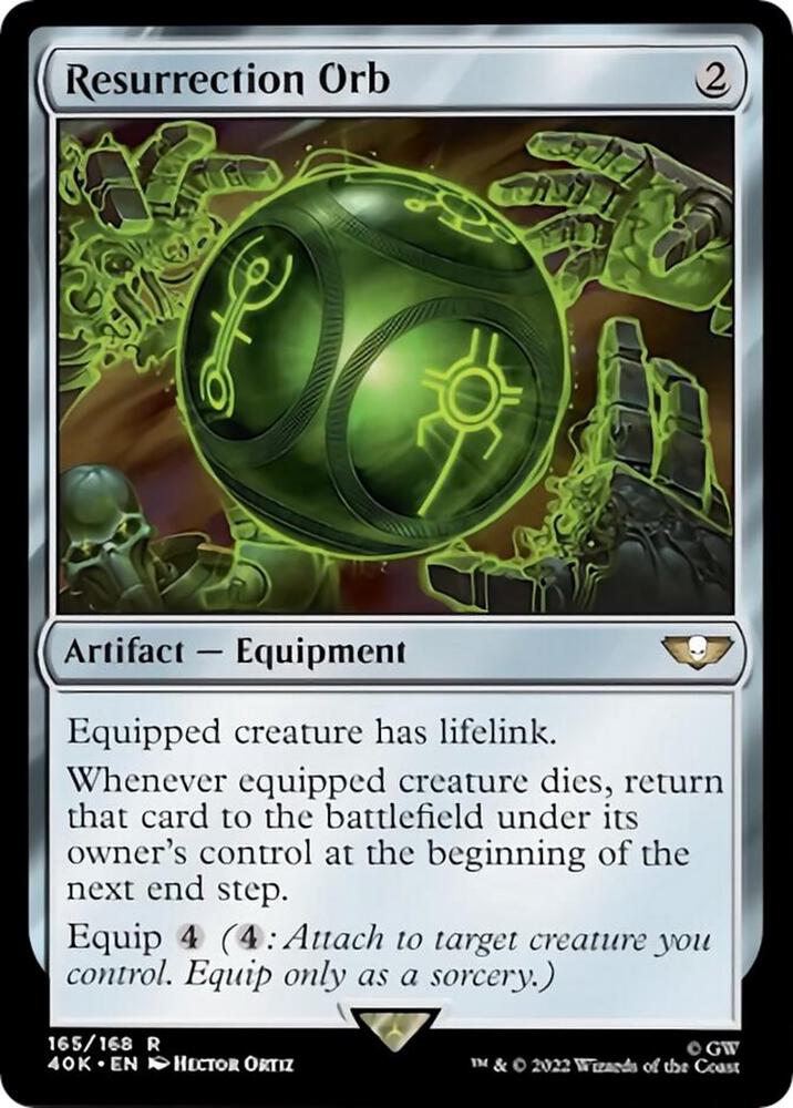 Resurrection Orb (Surge Foil) (165) [Warhammer 40,000 Commander]