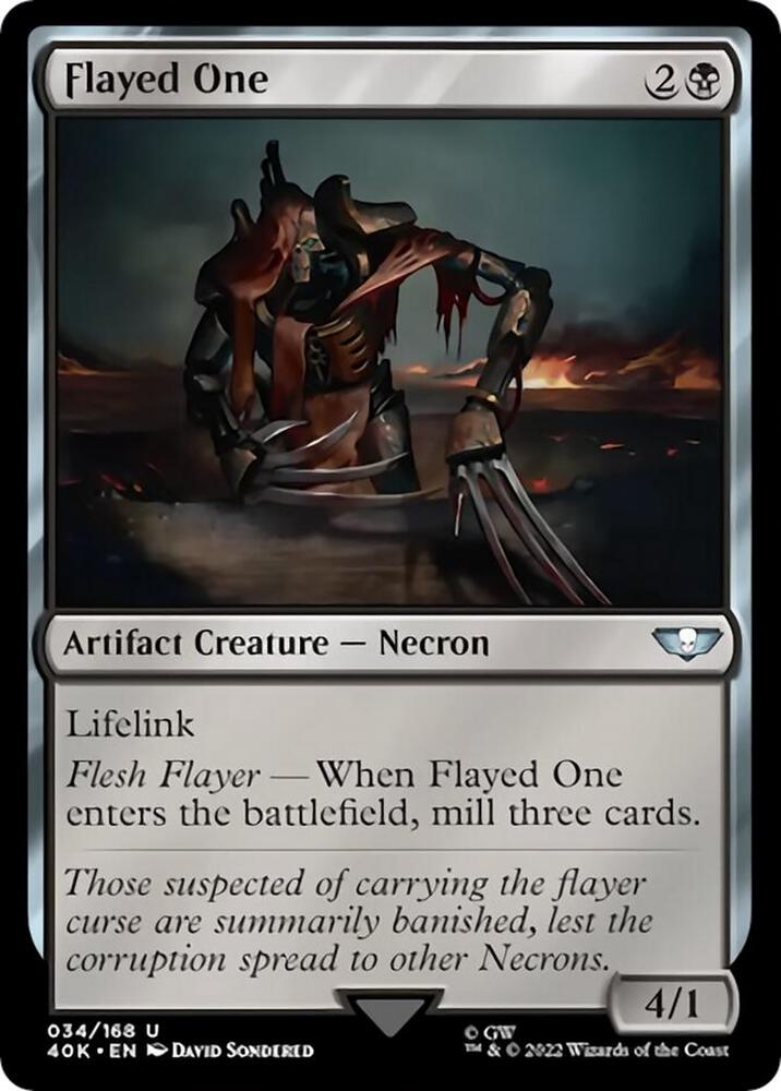 Flayed One (Surge Foil) (34) [Warhammer 40,000 Commander]
