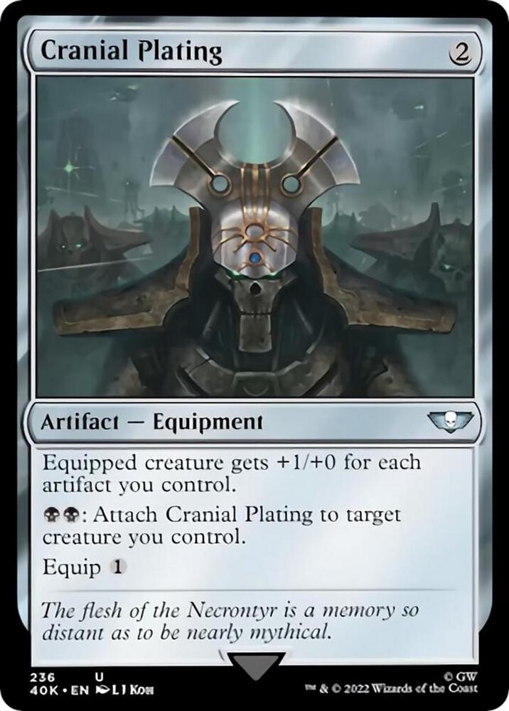 Cranial Plating (Surge Foil) (236) [Warhammer 40,000 Commander]