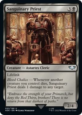 Sanguinary Priest (Surge Foil) (53) [Warhammer 40,000 Commander]