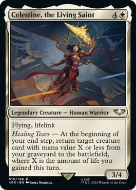 Celestine, the Living Saint (10) [Warhammer 40,000 Commander]