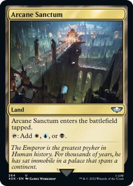 Arcane Sanctum (Surge Foil) (264) [Warhammer 40,000 Commander]