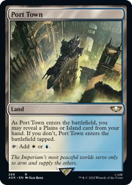 Port Town (Surge Foil) (289) [Warhammer 40,000 Commander]