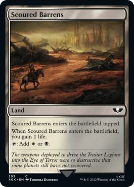 Scoured Barrens (293) [Warhammer 40,000 Commander]