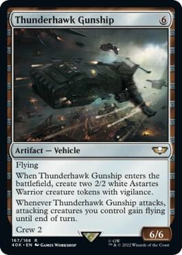 Thunderhawk Gunship (167) [Warhammer 40,000 Commander]