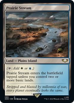 Prairie Stream (Surge Foil) (290) [Warhammer 40,000 Commander]