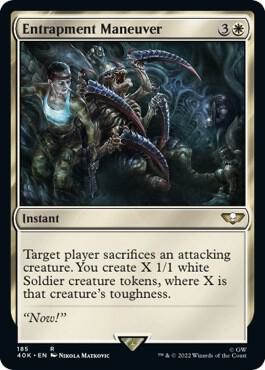 Entrapment Maneuver (Surge Foil) (185) [Warhammer 40,000 Commander]