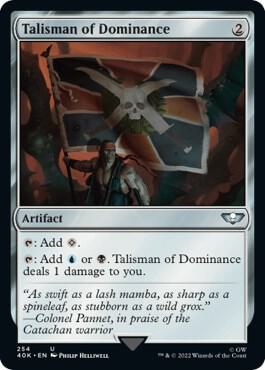 Talisman of Dominance (254) (Surge Foil) [Warhammer 40,000 Commander]
