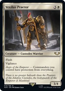 Vexilus Praetor (Surge Foil) (19) [Warhammer 40,000 Commander]